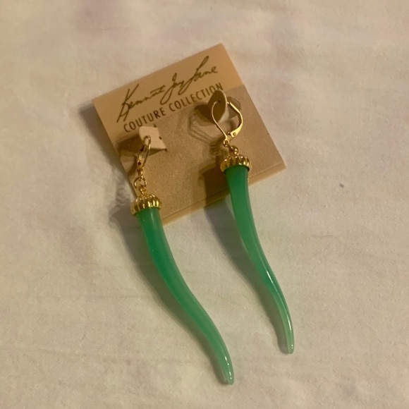 Shopbop Kenneth Jay Lane Jade Earrings. - Picture 5 of 5